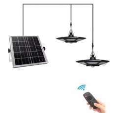 One for two with induction solar garage light