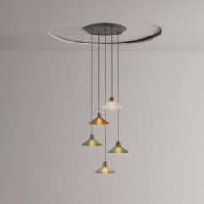 Coloured chandelier
